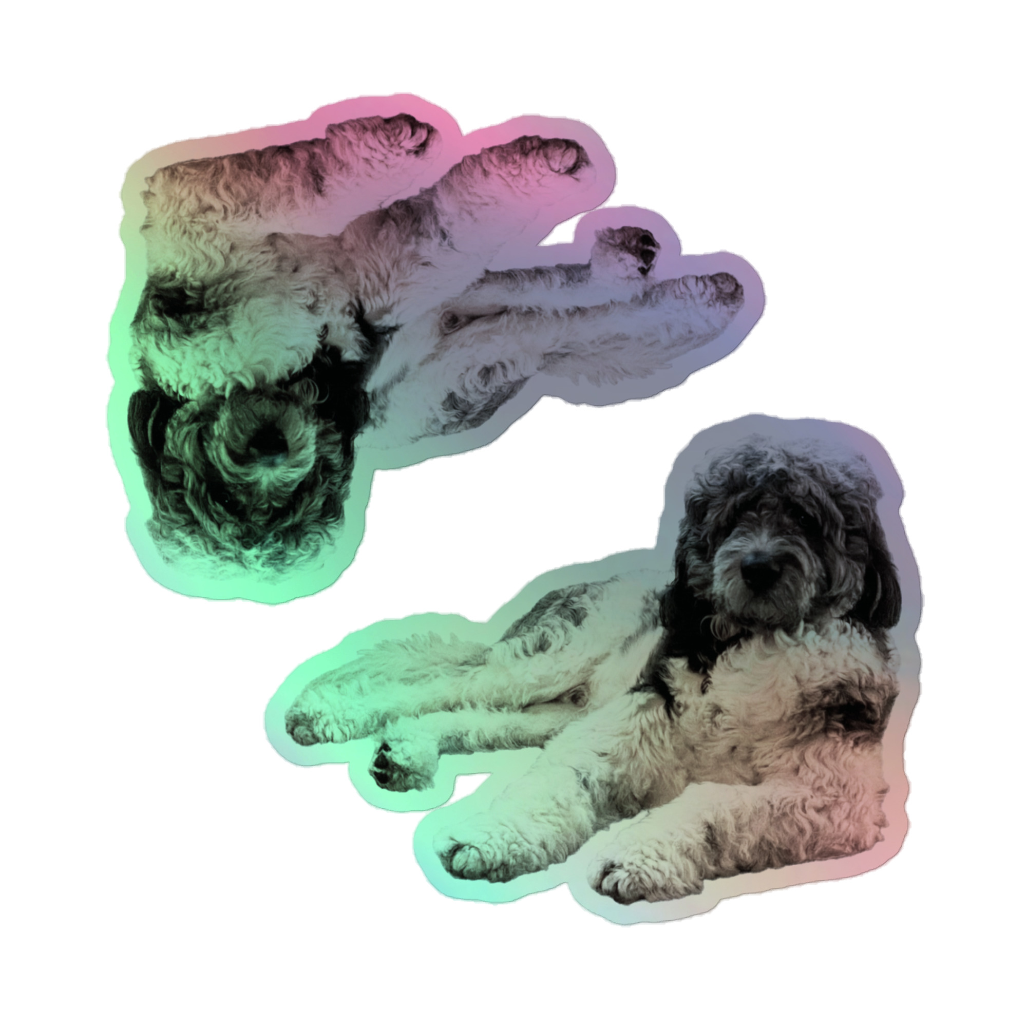 "The General" - Kiss-cut Holographic stickers - Image 2