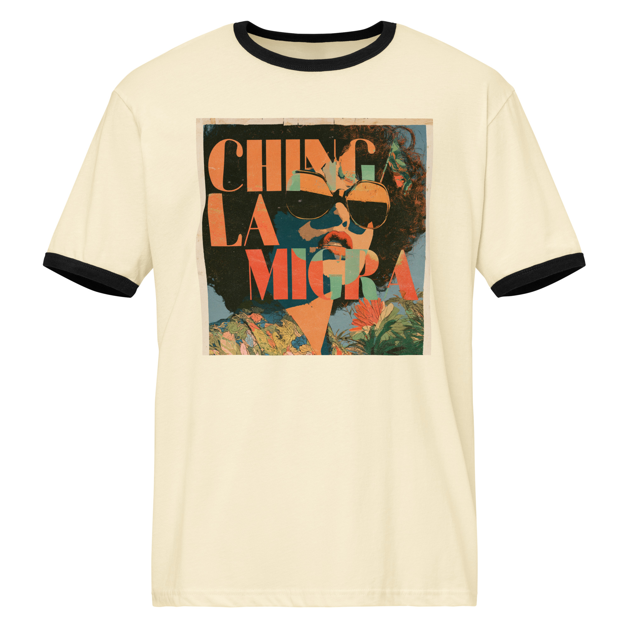 Chinga La Migra 7 - Unisex ringer t-shirt - Image 2