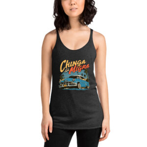 Chinga La Migra - Lowrider 1 - Women's Racerback Tank